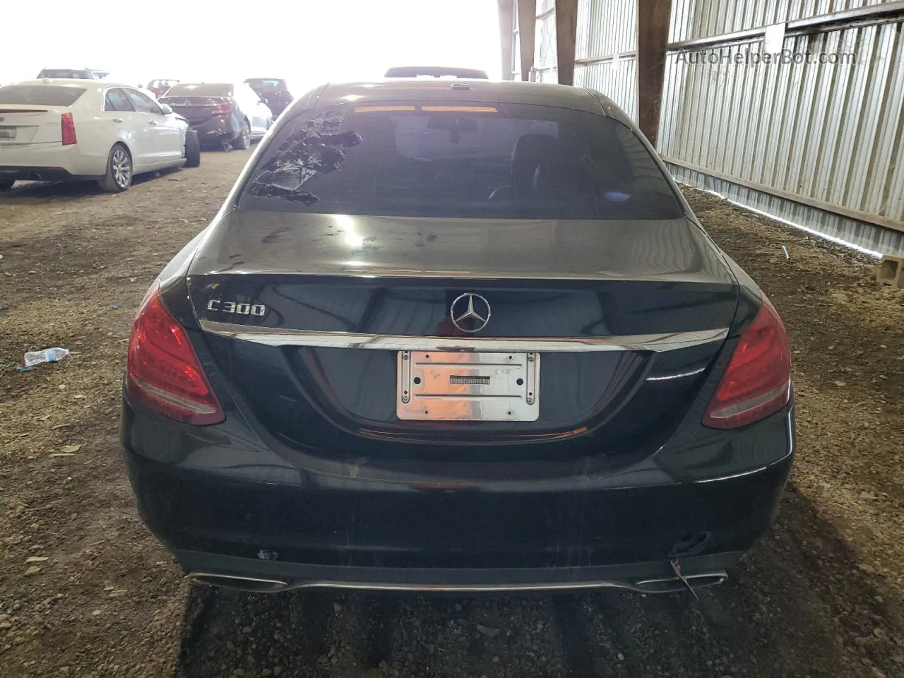 2015 Mercedes-benz C 300 Black vin: 55SWF4JB5FU006269