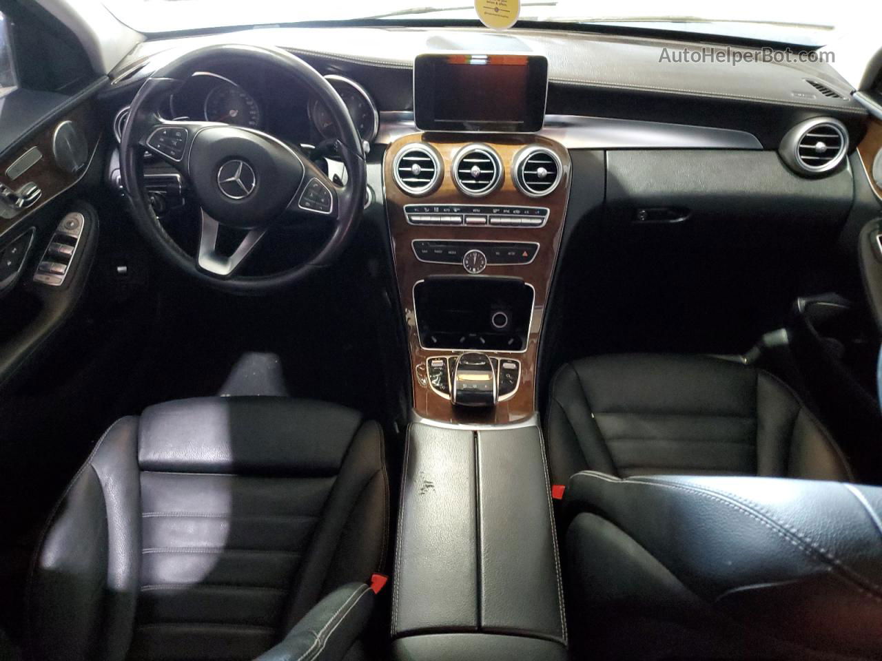 2015 Mercedes-benz C 300 Черный vin: 55SWF4JB5FU006269