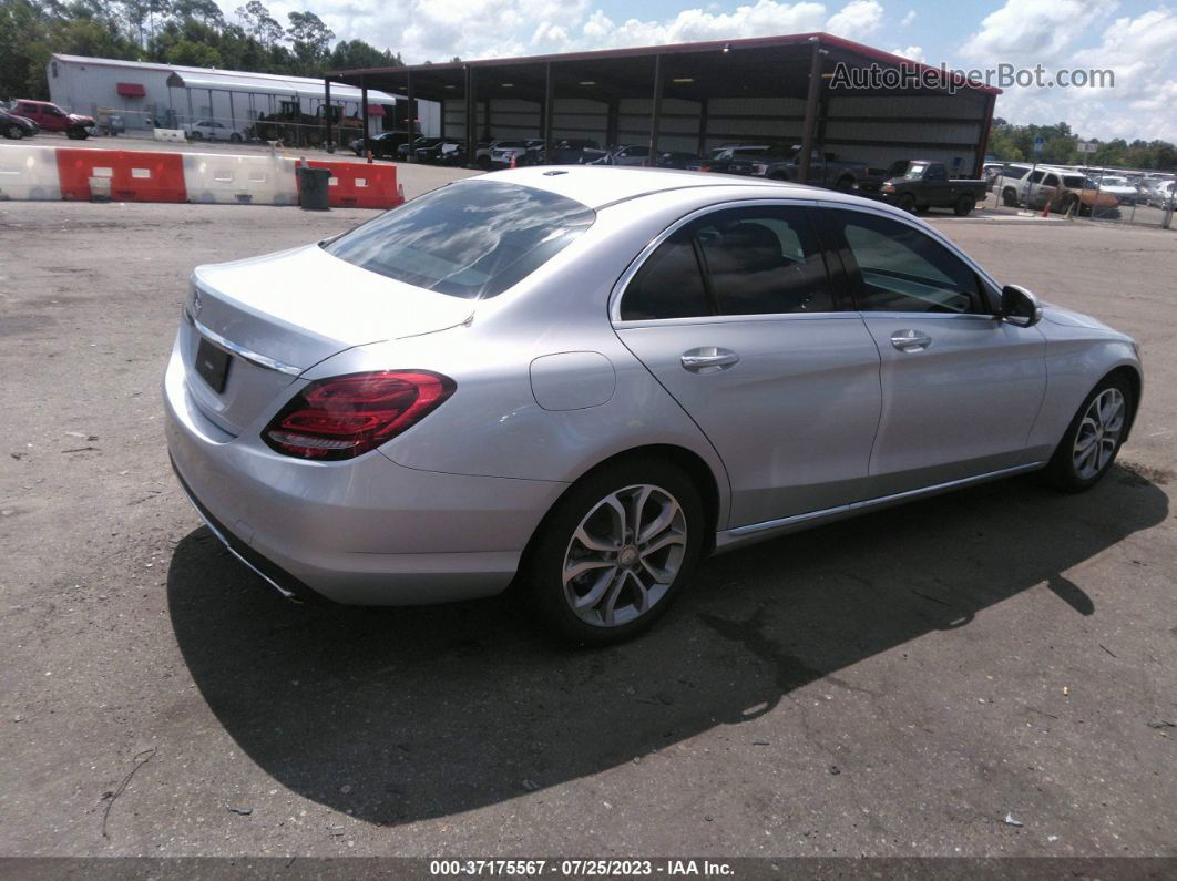 2015 Mercedes-benz C-class C 300 Silver vin: 55SWF4JB5FU084342