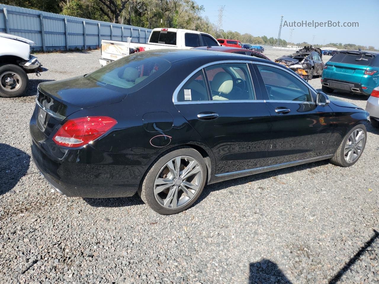 2015 Mercedes-benz C 300 Black vin: 55SWF4JB6FU051009