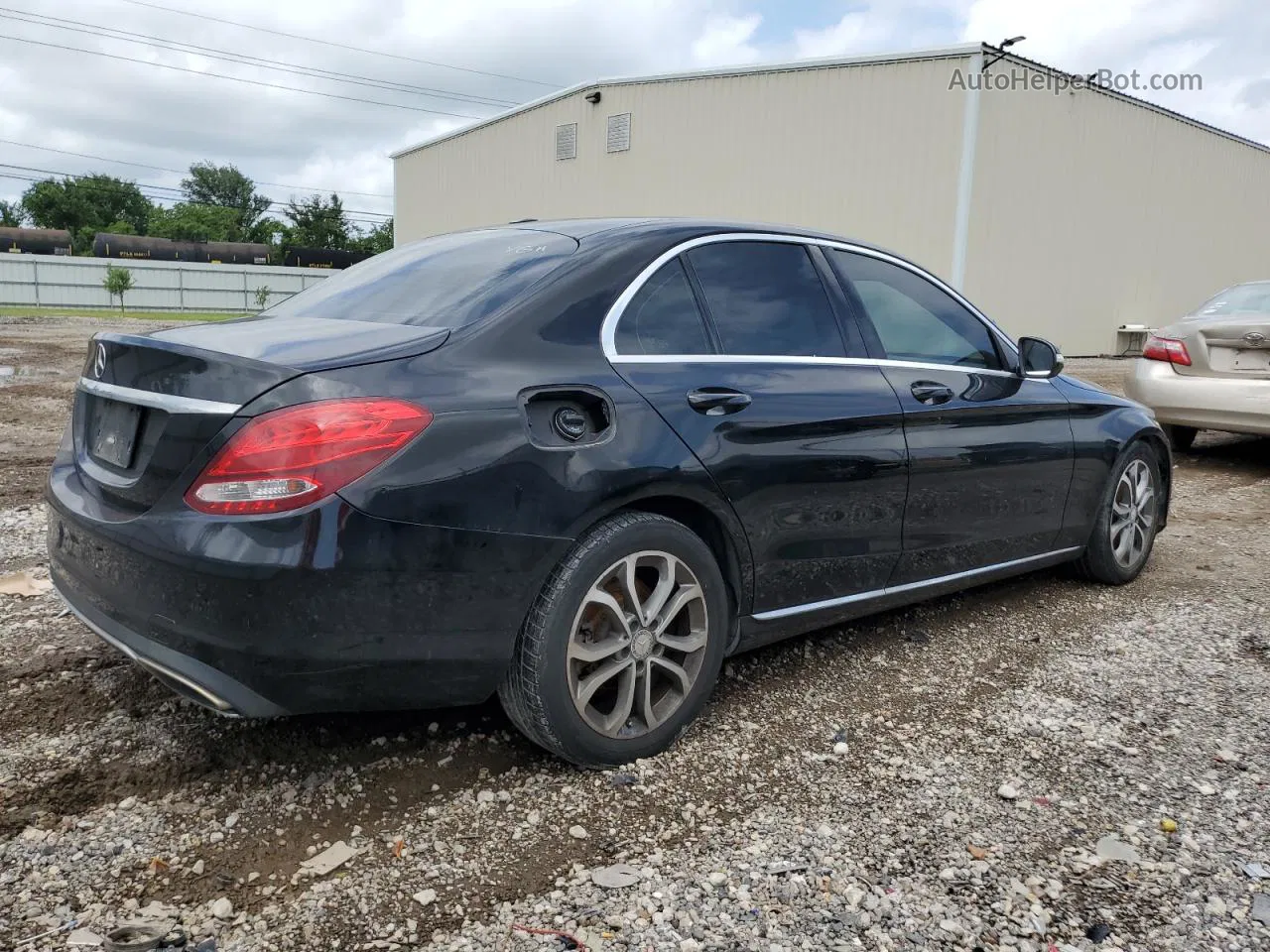 2015 Mercedes-benz C 300 Черный vin: 55SWF4JB6FU073690