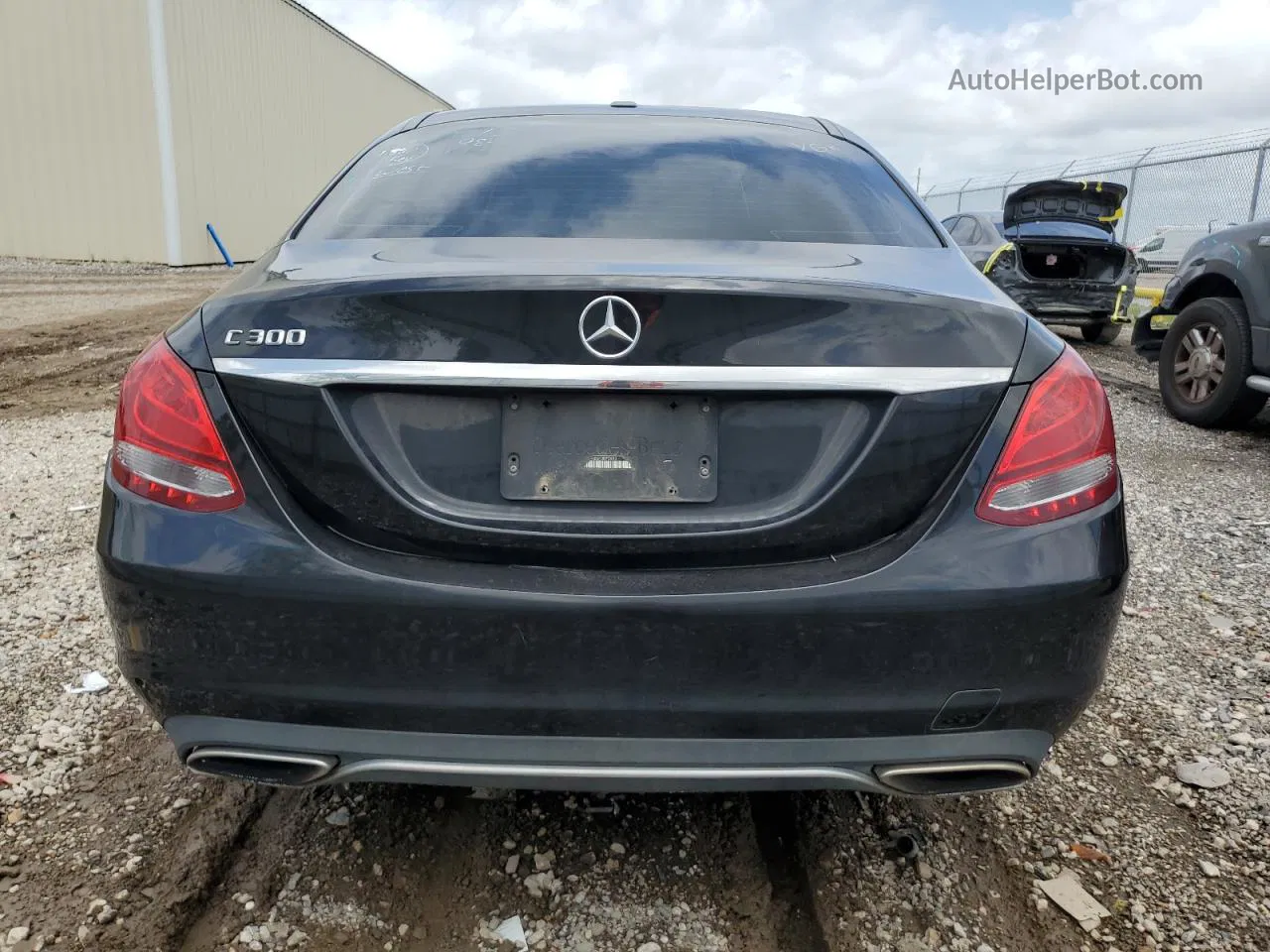 2015 Mercedes-benz C 300 Черный vin: 55SWF4JB6FU073690