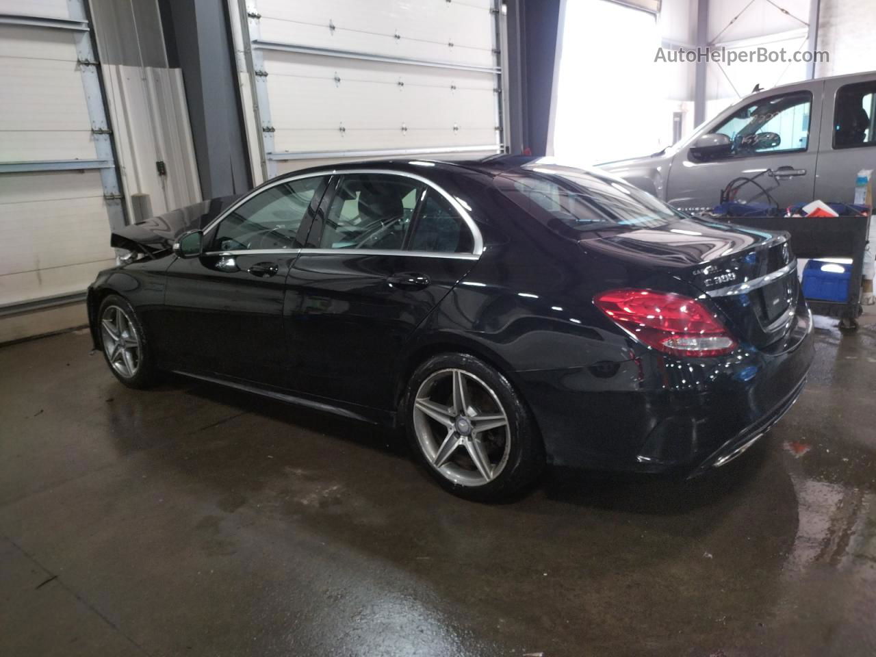 2015 Mercedes-benz C 300 Black vin: 55SWF4JB6FU075231