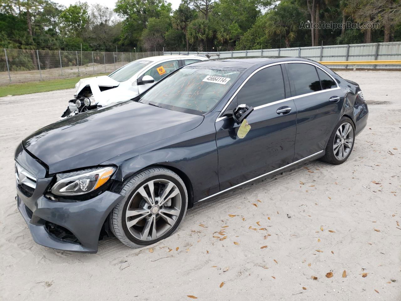 2015 Mercedes-benz C 300 Gray vin: 55SWF4JB7FU073701