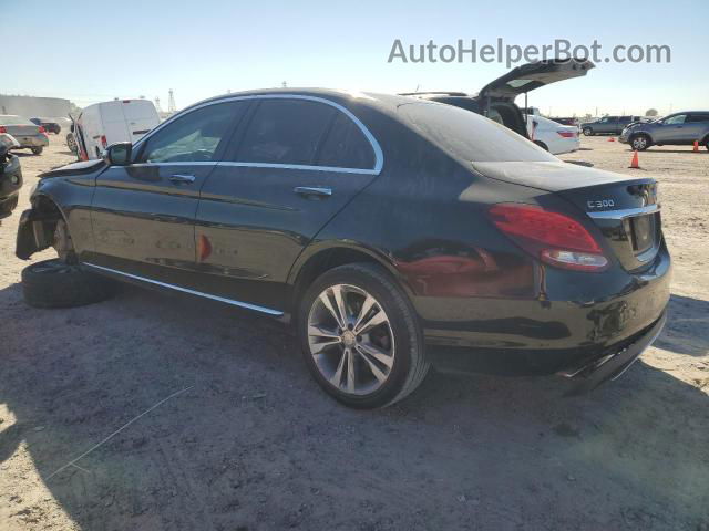 2015 Mercedes-benz C 300 Black vin: 55SWF4JB7FU082916