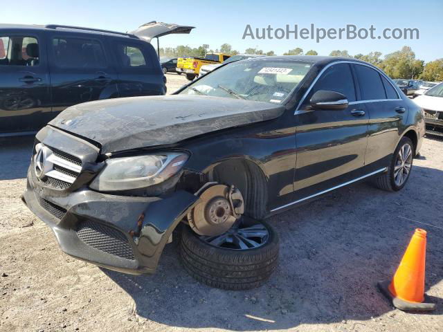 2015 Mercedes-benz C 300 Black vin: 55SWF4JB7FU082916