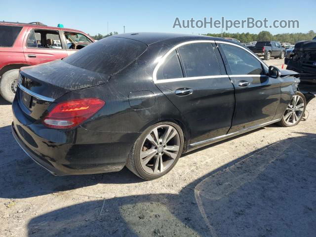 2015 Mercedes-benz C 300 Black vin: 55SWF4JB7FU082916