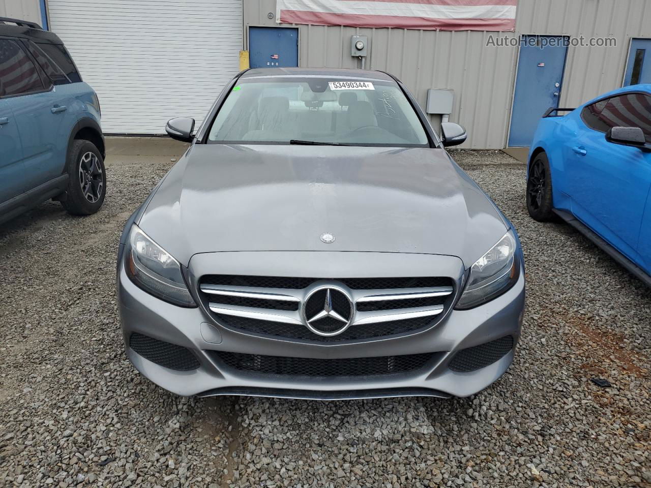 2015 Mercedes-benz C 300 Gray vin: 55SWF4JB7FU083970