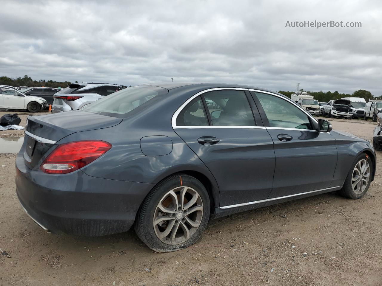 2015 Mercedes-benz C 300 Black vin: 55SWF4JB7FU092264