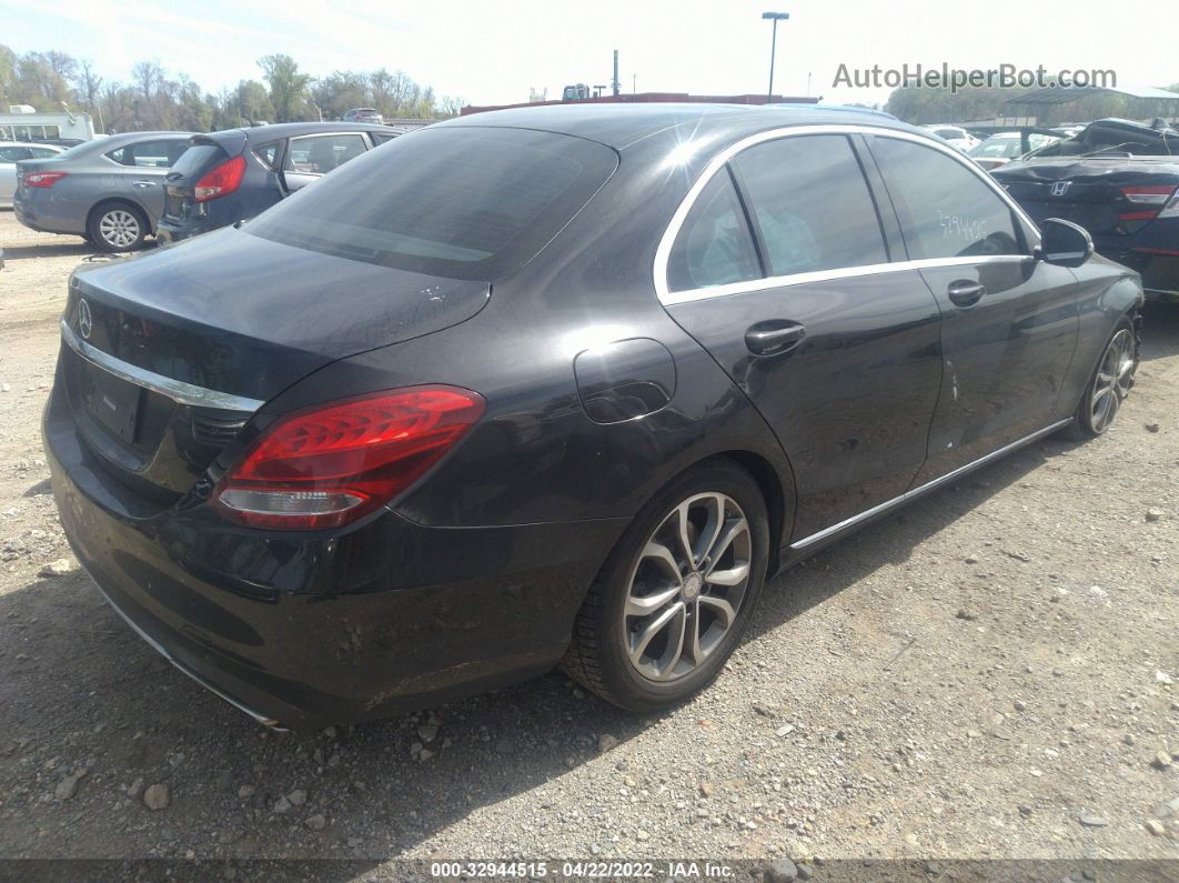 2017 Mercedes-benz C-class C 300 Black vin: 55SWF4JB7HU197860