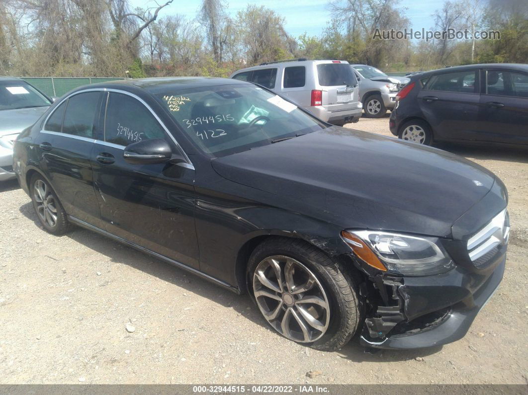 2017 Mercedes-benz C-class C 300 Black vin: 55SWF4JB7HU197860