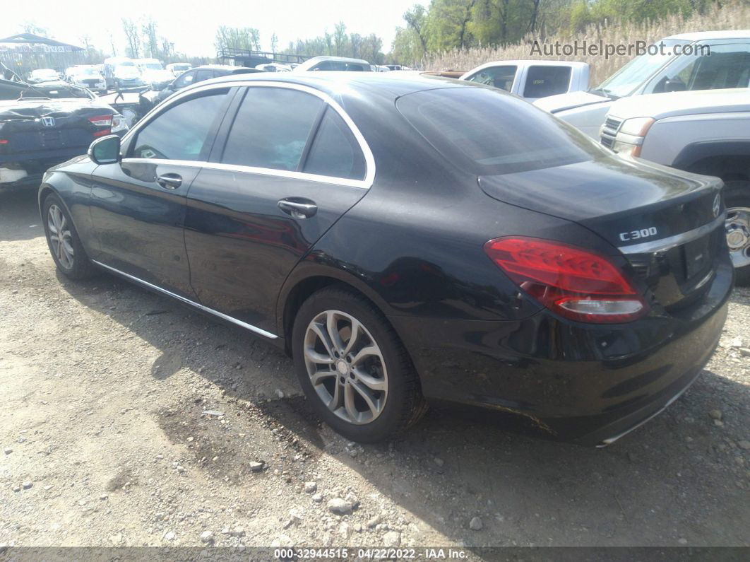 2017 Mercedes-benz C-class C 300 Черный vin: 55SWF4JB7HU197860