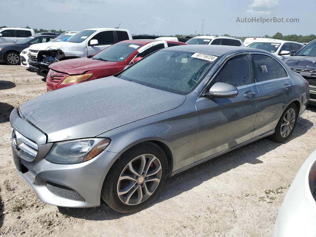 2015 Mercedes-benz C 300 Silver vin: 55SWF4JB8FU083279