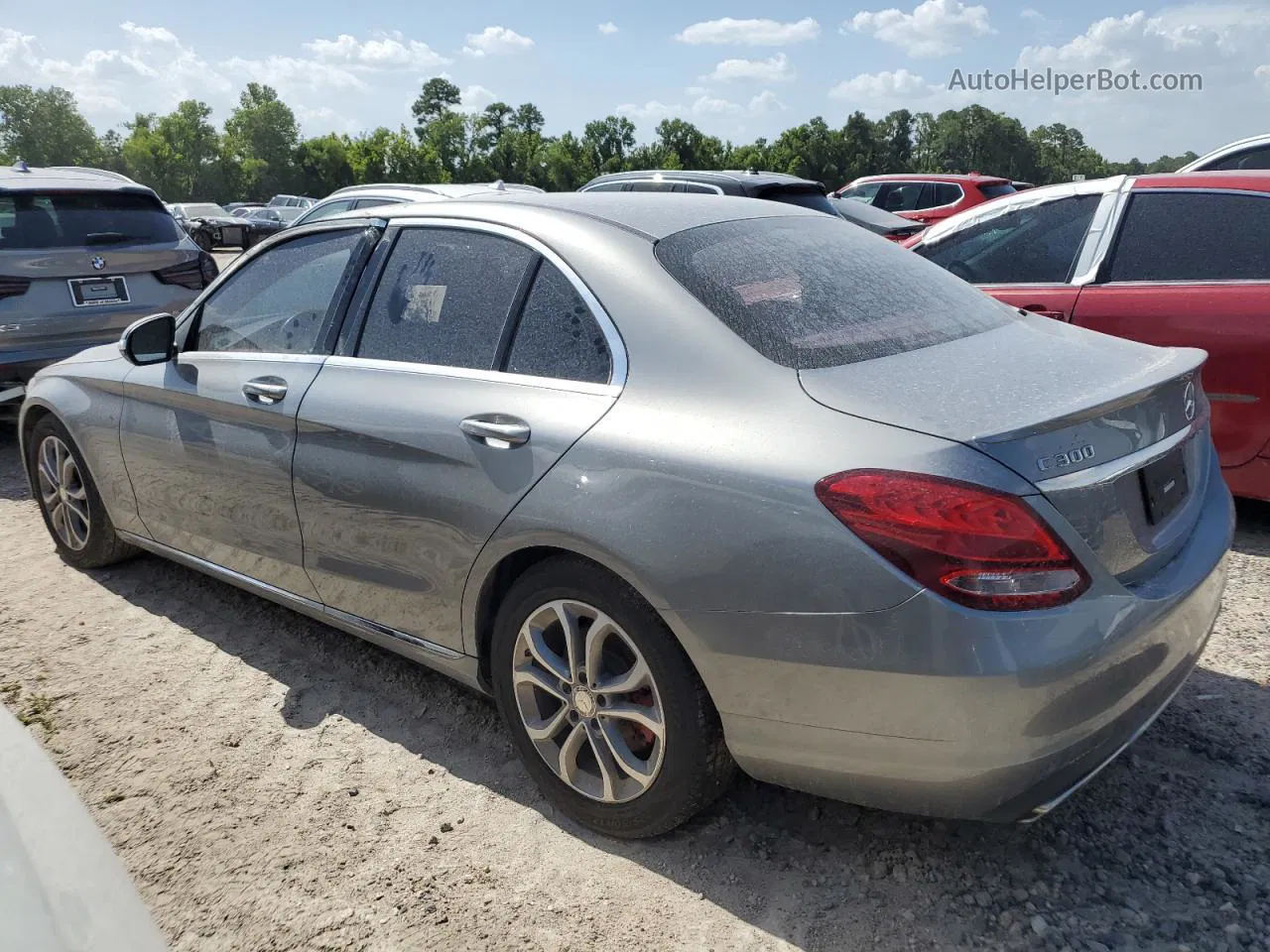 2015 Mercedes-benz C 300 Silver vin: 55SWF4JB8FU083279