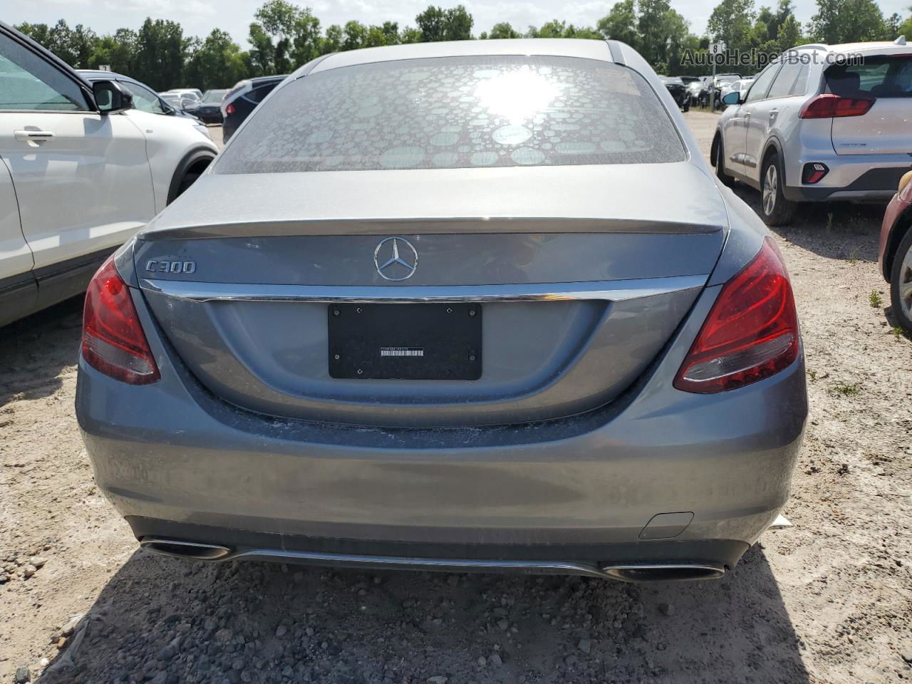 2015 Mercedes-benz C 300 Silver vin: 55SWF4JB8FU083279