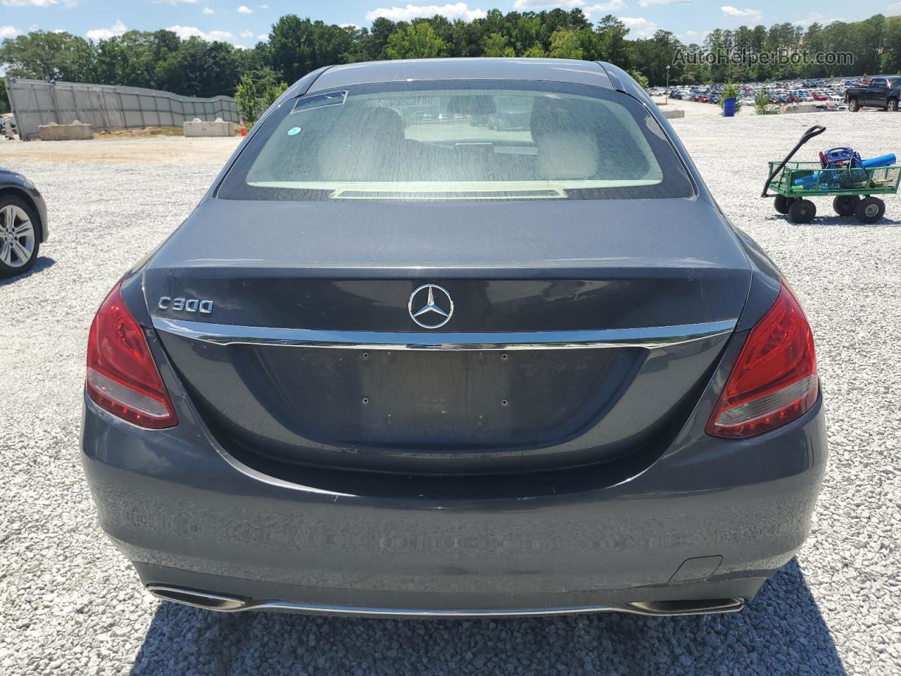 2015 Mercedes-benz C 300 Gray vin: 55SWF4JB8FU087591