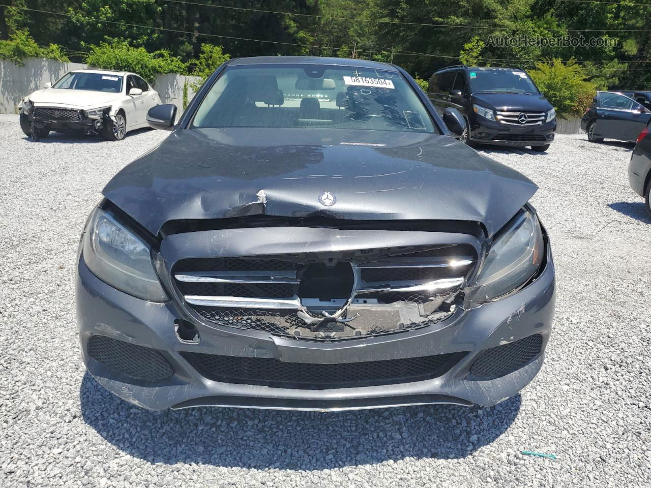 2015 Mercedes-benz C 300 Gray vin: 55SWF4JB8FU087591