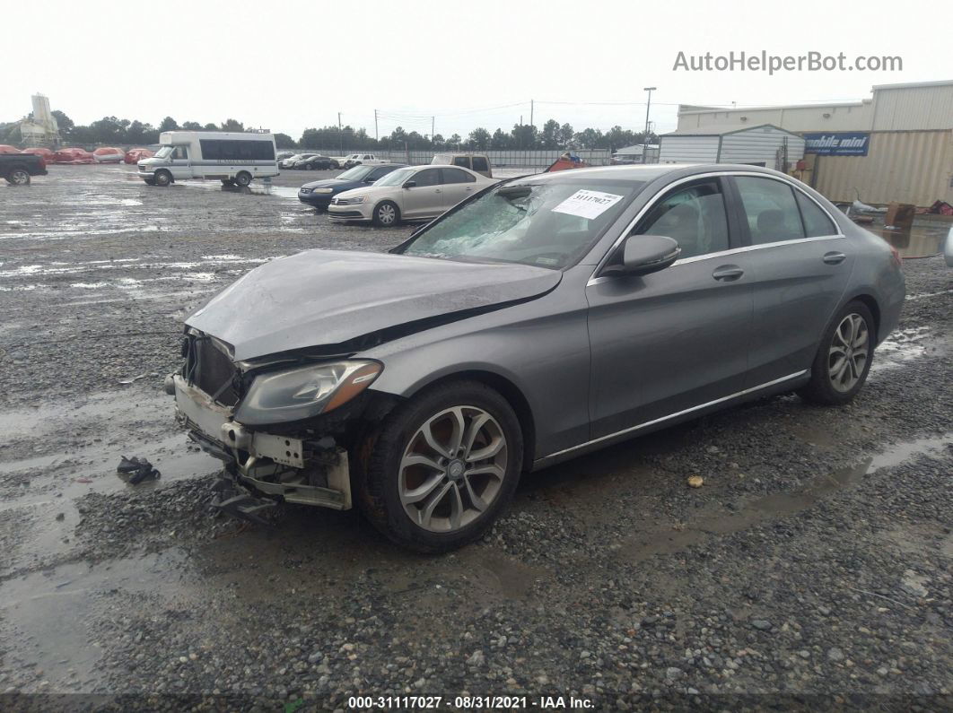 2015 Mercedes-benz C-class C 300 Gray vin: 55SWF4JB9FU084358