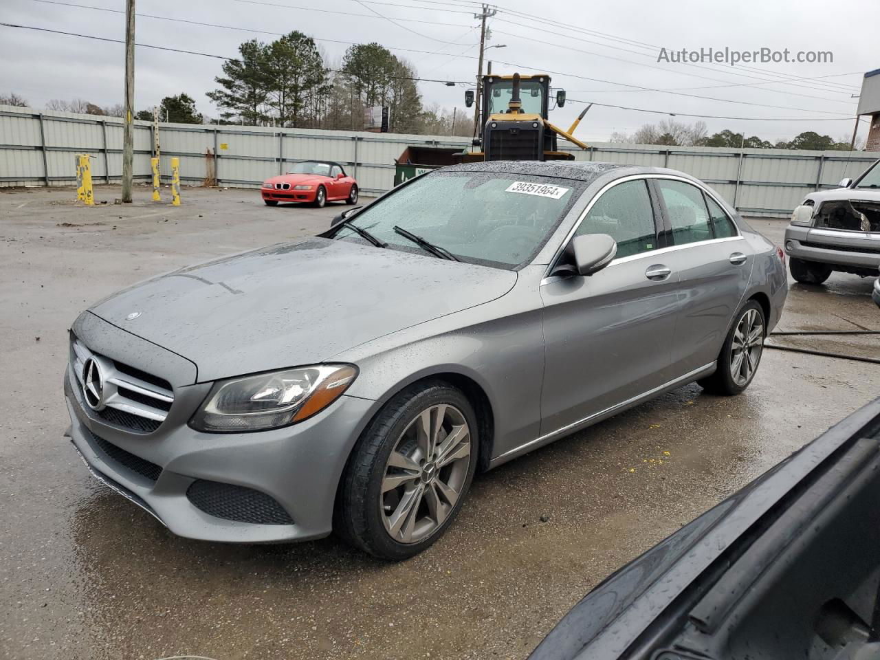 2015 Mercedes-benz C 300 Gray vin: 55SWF4JB9FU084781