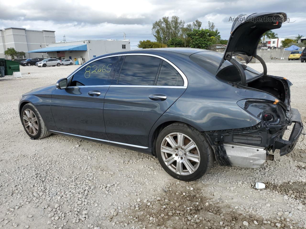 2015 Mercedes-benz C 300 Gray vin: 55SWF4JBXFU071988