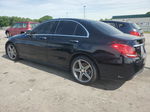 2015 Mercedes-benz C 300 4matic Black vin: 55SWF4KB0FU002094