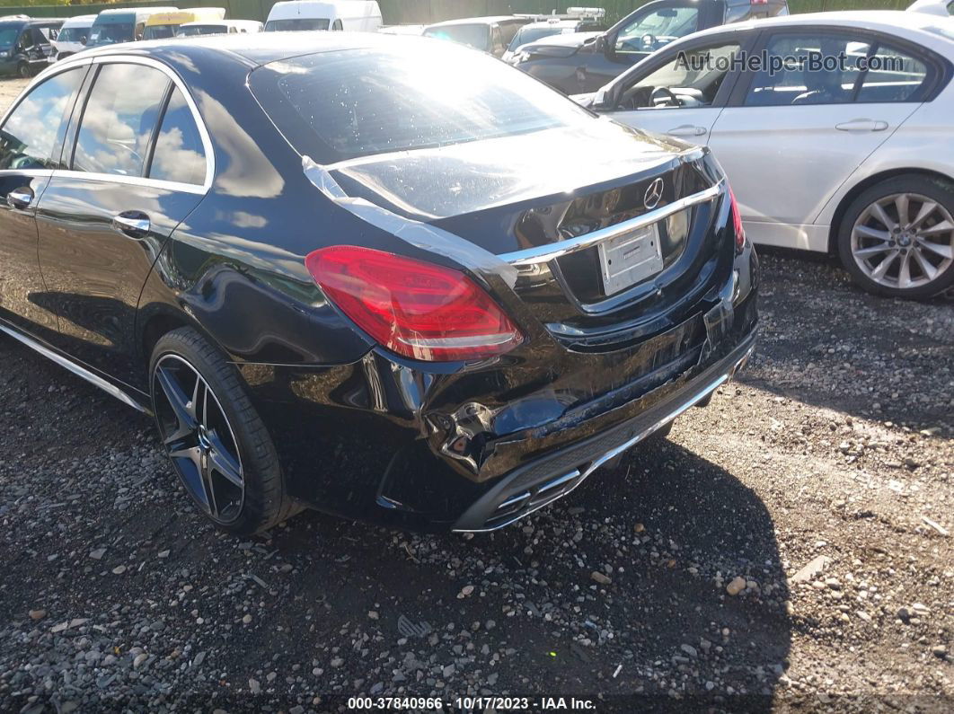 2015 Mercedes-benz C-class C 300 Black vin: 55SWF4KB0FU002869