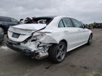 2015 Mercedes-benz C 300 4matic White vin: 55SWF4KB0FU060237