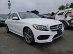 2015 Mercedes-benz C 300 4matic White vin: 55SWF4KB0FU060237