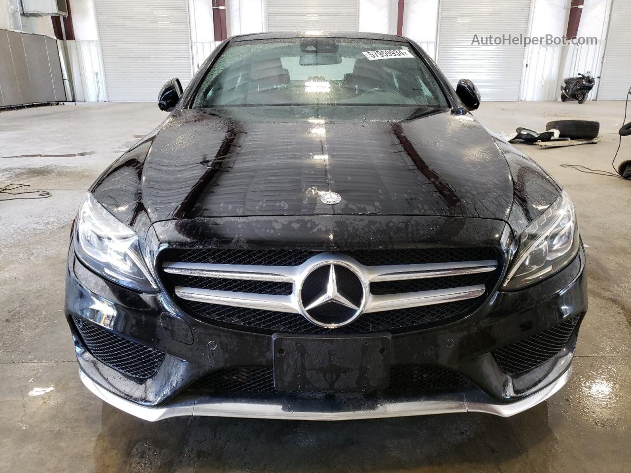 2015 Mercedes-benz C 300 4matic Black vin: 55SWF4KB1FU015100