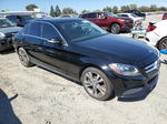 2015 Mercedes-benz C 300 4matic Черный vin: 55SWF4KB1FU030678