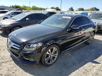 2015 Mercedes-benz C 300 4matic Черный vin: 55SWF4KB1FU030678