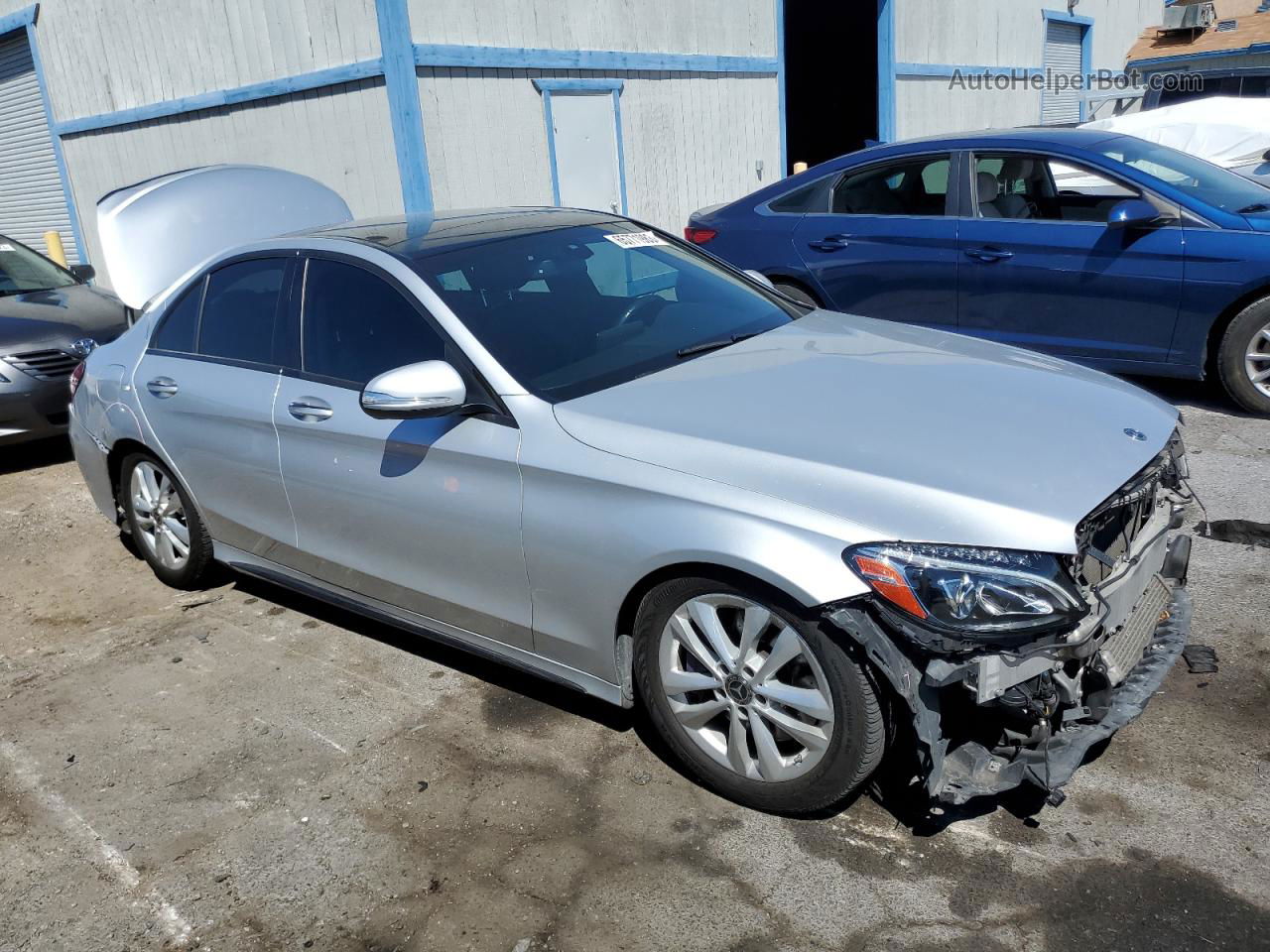 2015 Mercedes-benz C 300 4matic Silver vin: 55SWF4KB1FU031281