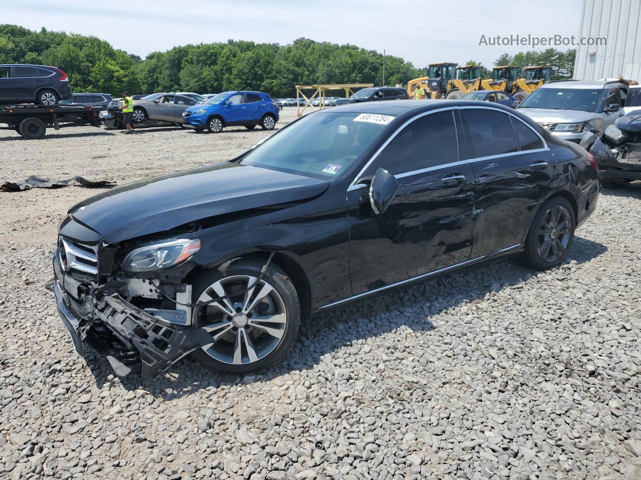 2015 Mercedes-benz C 300 4matic Черный vin: 55SWF4KB1FU051109