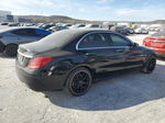 2015 Mercedes-benz C 300 4matic Black vin: 55SWF4KB2FU009838