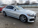 2015 Mercedes-benz C 300 4matic Silver vin: 55SWF4KB2FU016871