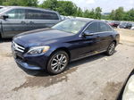 2015 Mercedes-benz C 300 4matic Blue vin: 55SWF4KB2FU054410