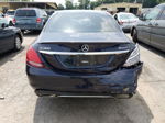 2015 Mercedes-benz C 300 4matic Blue vin: 55SWF4KB2FU054410