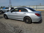 2015 Mercedes-benz C 300 4matic Серебряный vin: 55SWF4KB2FU075743