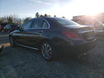 2015 Mercedes-benz C 300 4matic Black vin: 55SWF4KB2FU095488