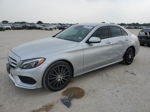 2015 Mercedes-benz C 300 4matic Silver vin: 55SWF4KB3FU009007