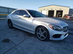 2015 Mercedes-benz C 300 4matic Silver vin: 55SWF4KB3FU017513