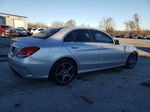 2015 Mercedes-benz C 300 4matic Silver vin: 55SWF4KB3FU017513