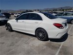 2015 Mercedes-benz C 300 4matic Белый vin: 55SWF4KB3FU028995