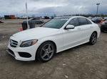 2015 Mercedes-benz C 300 4matic Белый vin: 55SWF4KB3FU035042