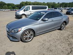 2015 Mercedes-benz C 300 4matic Серебряный vin: 55SWF4KB3FU035283