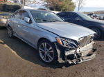 2015 Mercedes-benz C 300 4matic Blue vin: 55SWF4KB3FU080823