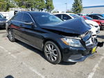 2015 Mercedes-benz C 300 4matic Black vin: 55SWF4KB4FU007539