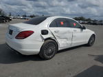 2015 Mercedes-benz C 300 4matic White vin: 55SWF4KB4FU020050