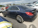 2015 Mercedes-benz C 300 4matic Blue vin: 55SWF4KB4FU024437