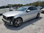 2015 Mercedes-benz C 300 4matic Silver vin: 55SWF4KB5FU015357